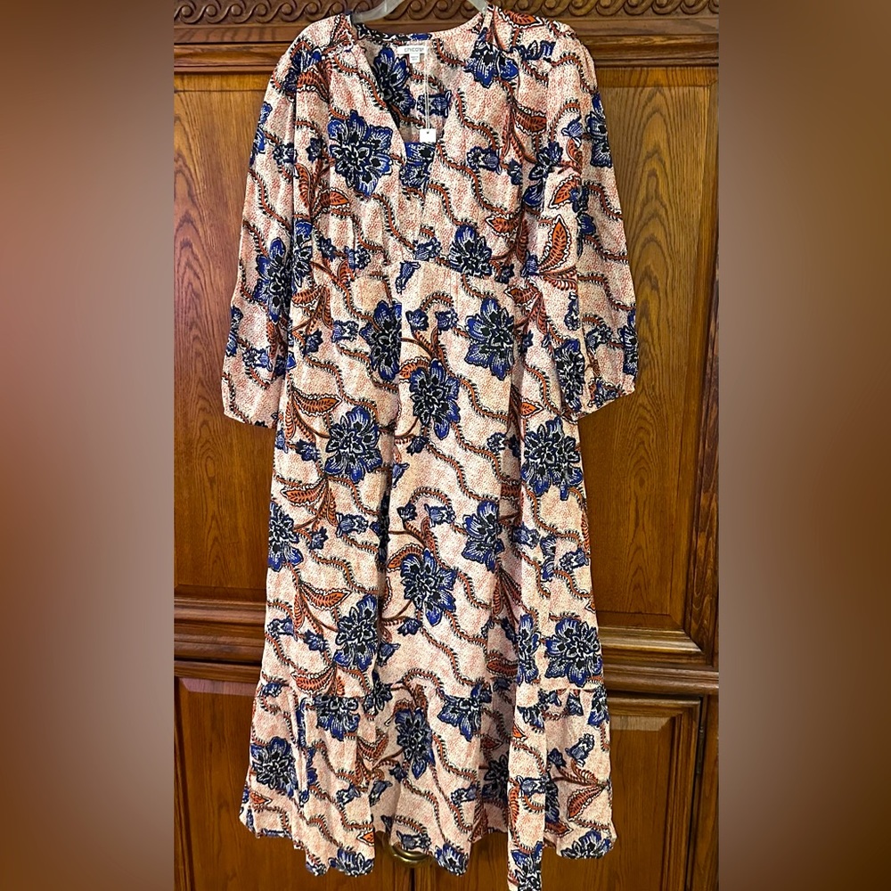 Chico’s Tiered Maxi Salsa Night In Burnished Clay